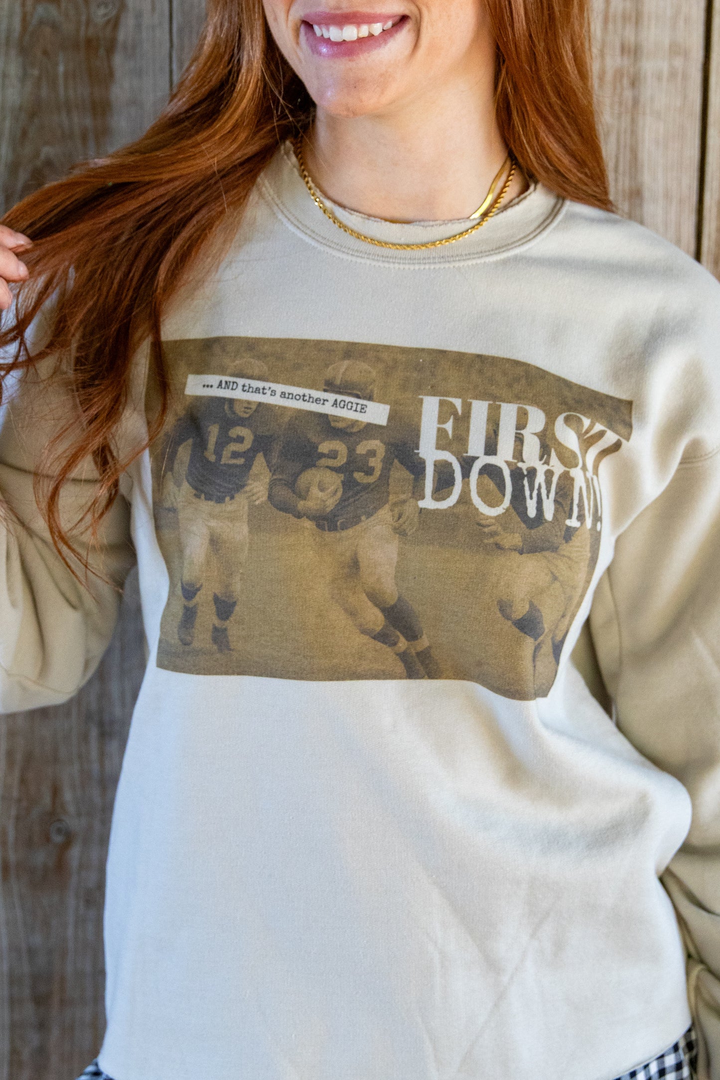 FIRST DOWN CUSTOM TEE