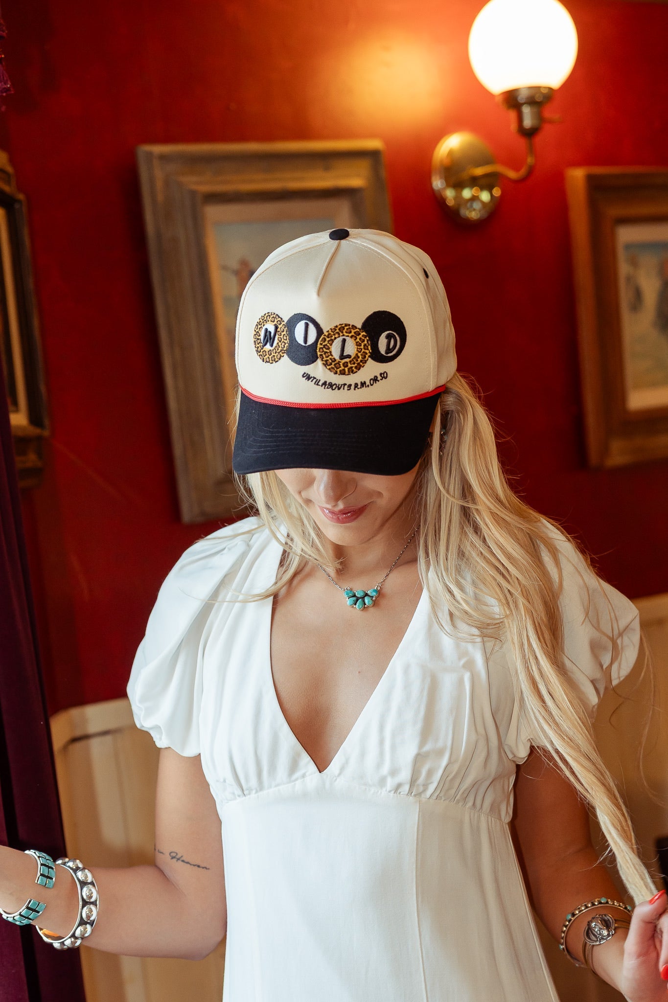 A LITTLE WILD CANVAS CAP