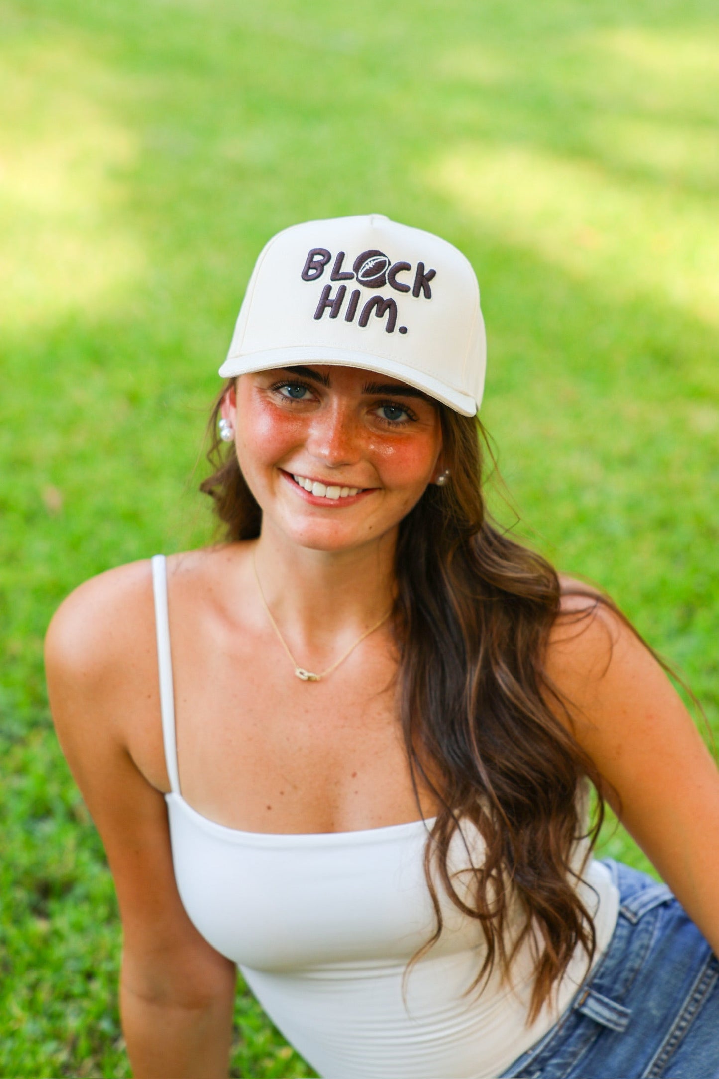 BLOCK HIM CANVAS CAP