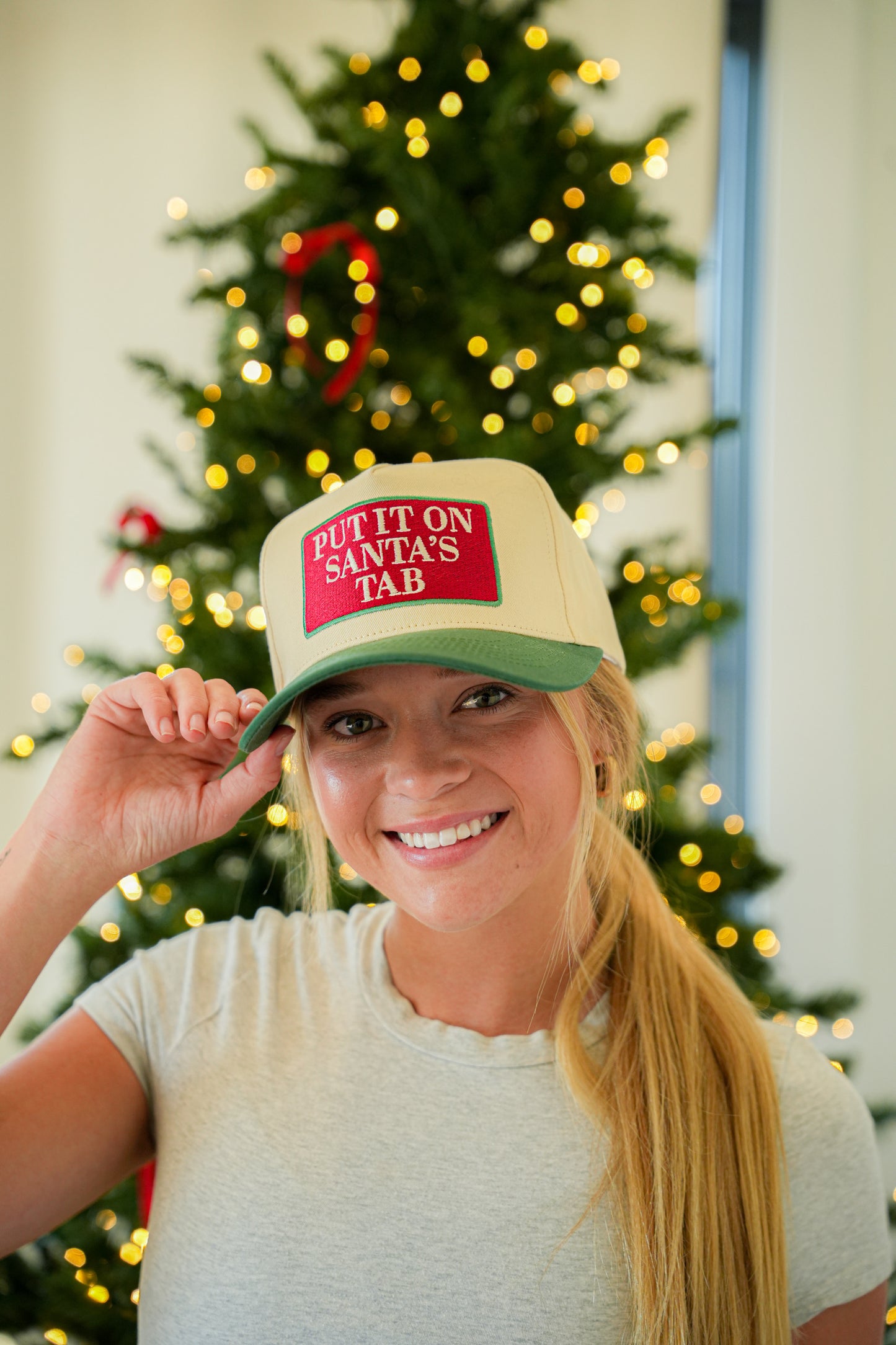 PUT IT ON SANTA'S TAB CANVAS CAP