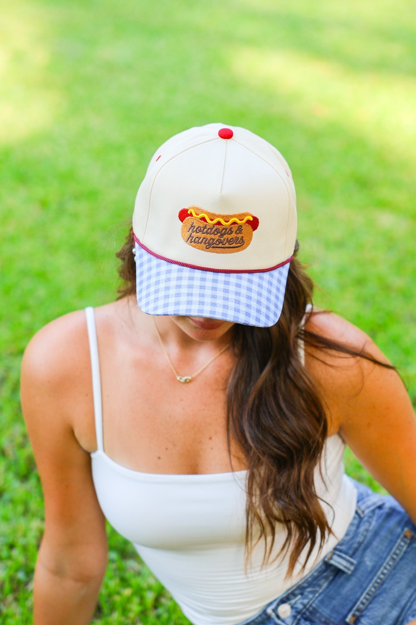 HOTDOGS & HANGOVERS CANVAS CAP