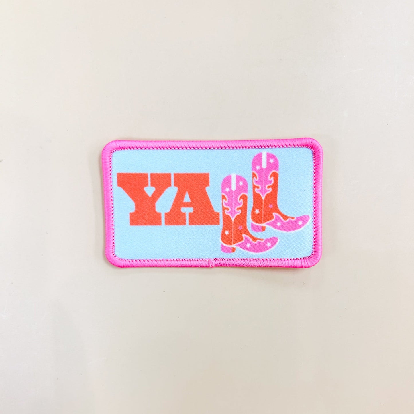 Pink Y’ALL Boots Patch