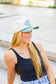 GINGHAM FOOTBALL CANVAS CAP