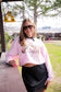 GINA CHAMPAGNE COWGIRL TEE | CREWNECK