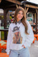 GINA DESIGNER COWGIRL CREWNECK