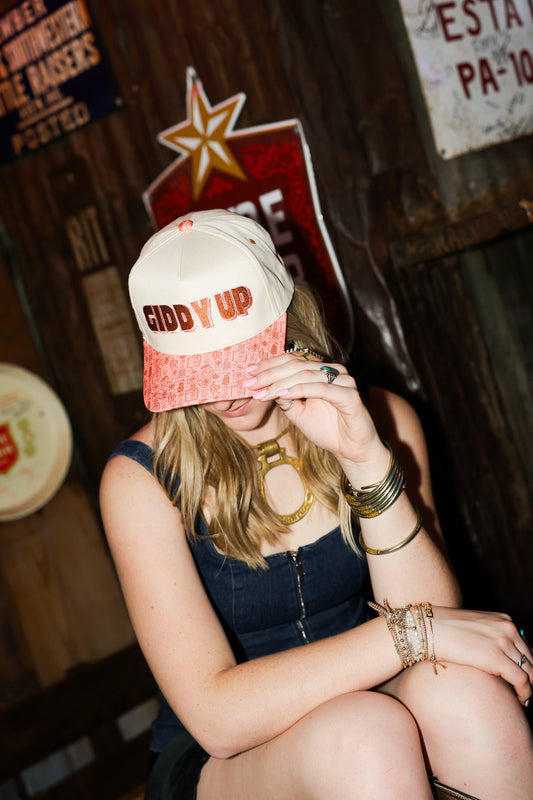 GIDDY UP CANVAS CAP