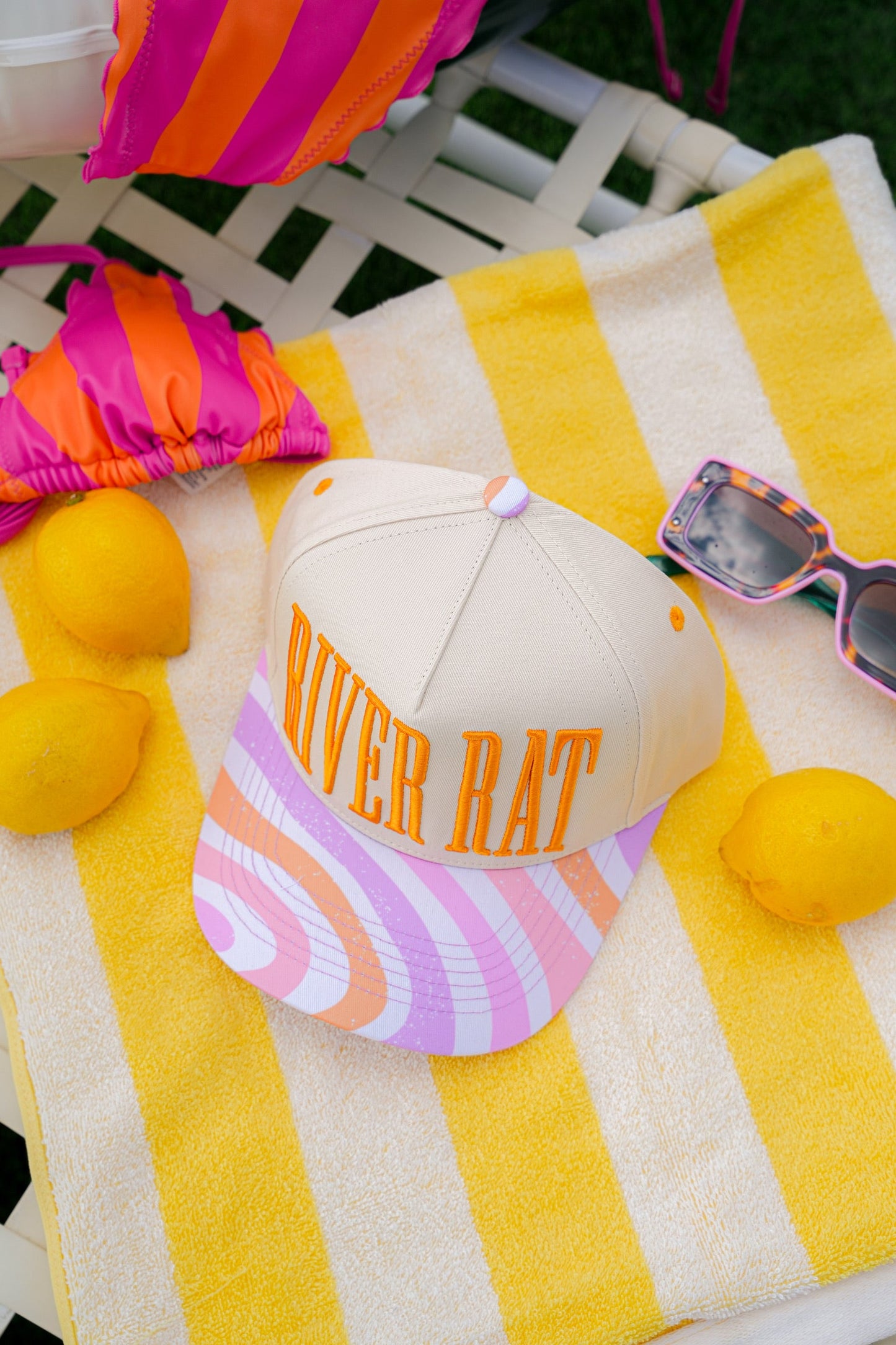 RIVER RAT TRUCKER HAT | CANVAS CAP