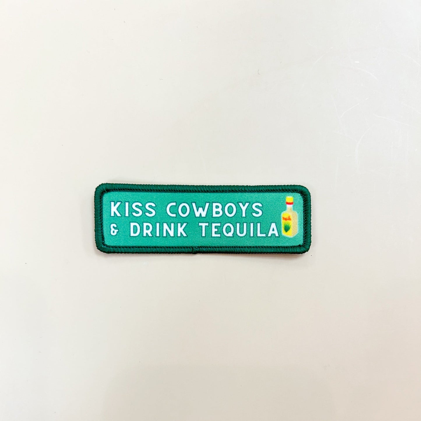 Kiss Cowboys Patch