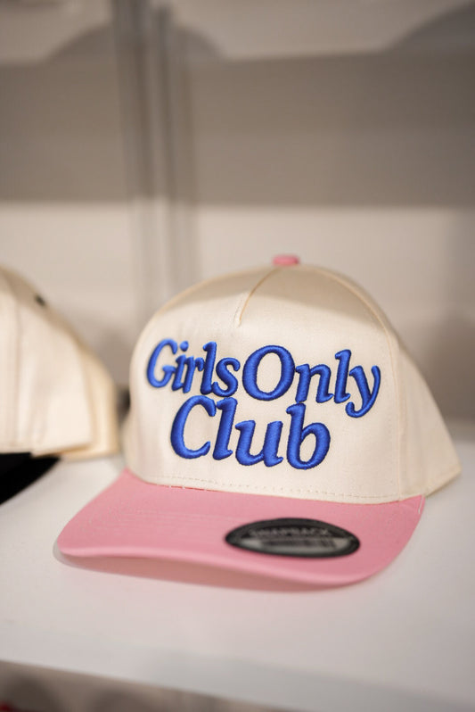 GIRLS ONLY CLUB CANVAS CAP