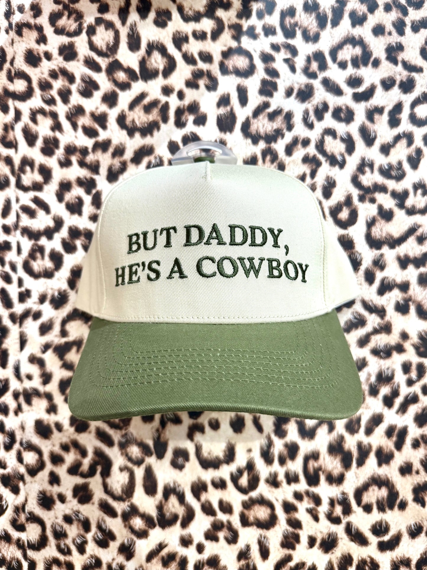 BUT DADDY, HE'S A COWBOY TRUCKER HAT | CANVAS CAP