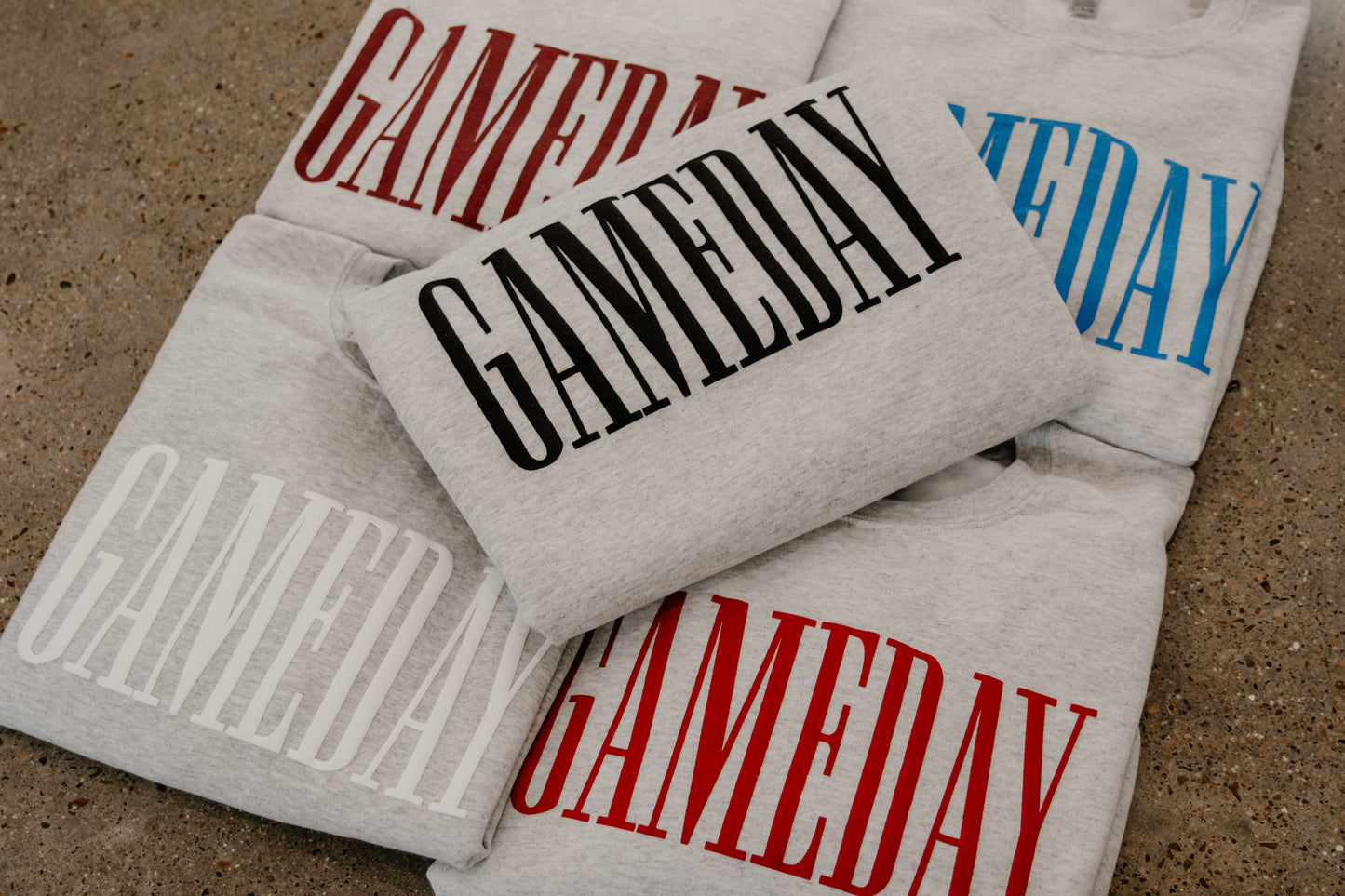 GAME DAY PUFF PRINT CREWNECK