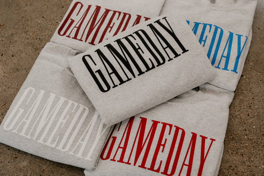 GAME DAY PUFF PRINT CREWNECK