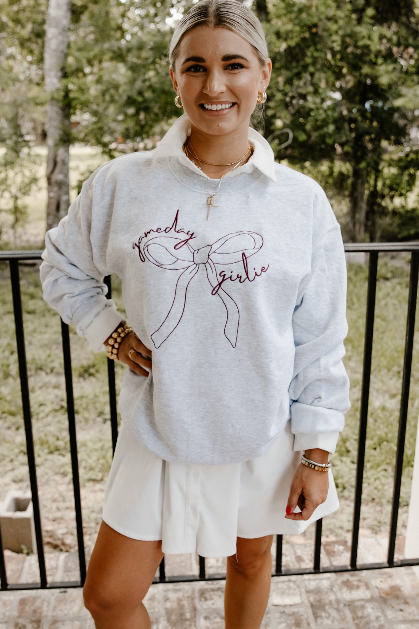 GAME DAY GIRLIE CREWNECK