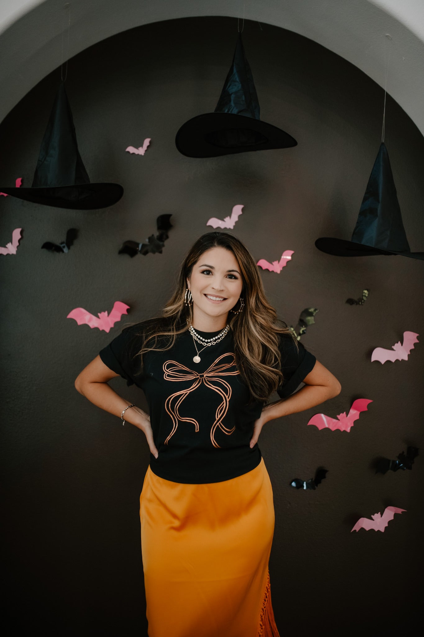 HALLOWEEN BOW TEE