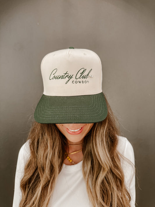 COUNTRY CLUB COWBOY CANVAS CAP