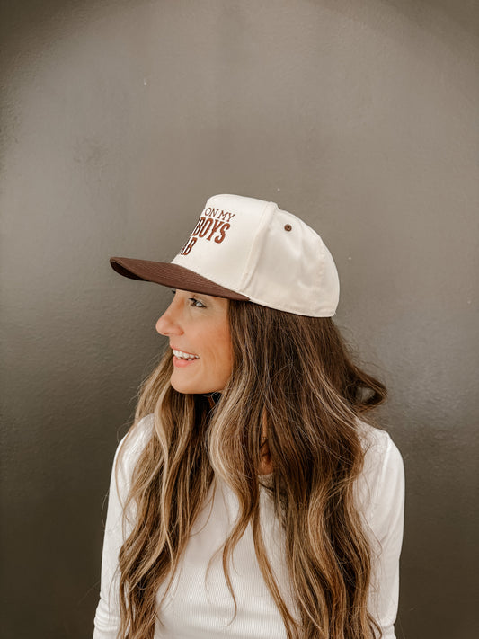 PUT IT ON MY COWBOYS TAB CANVAS CAP