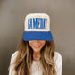 GAME DAY EMBROIDERED CANVAS CAP