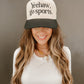 YEEHAW, GO SPORTS CANVAS CAP