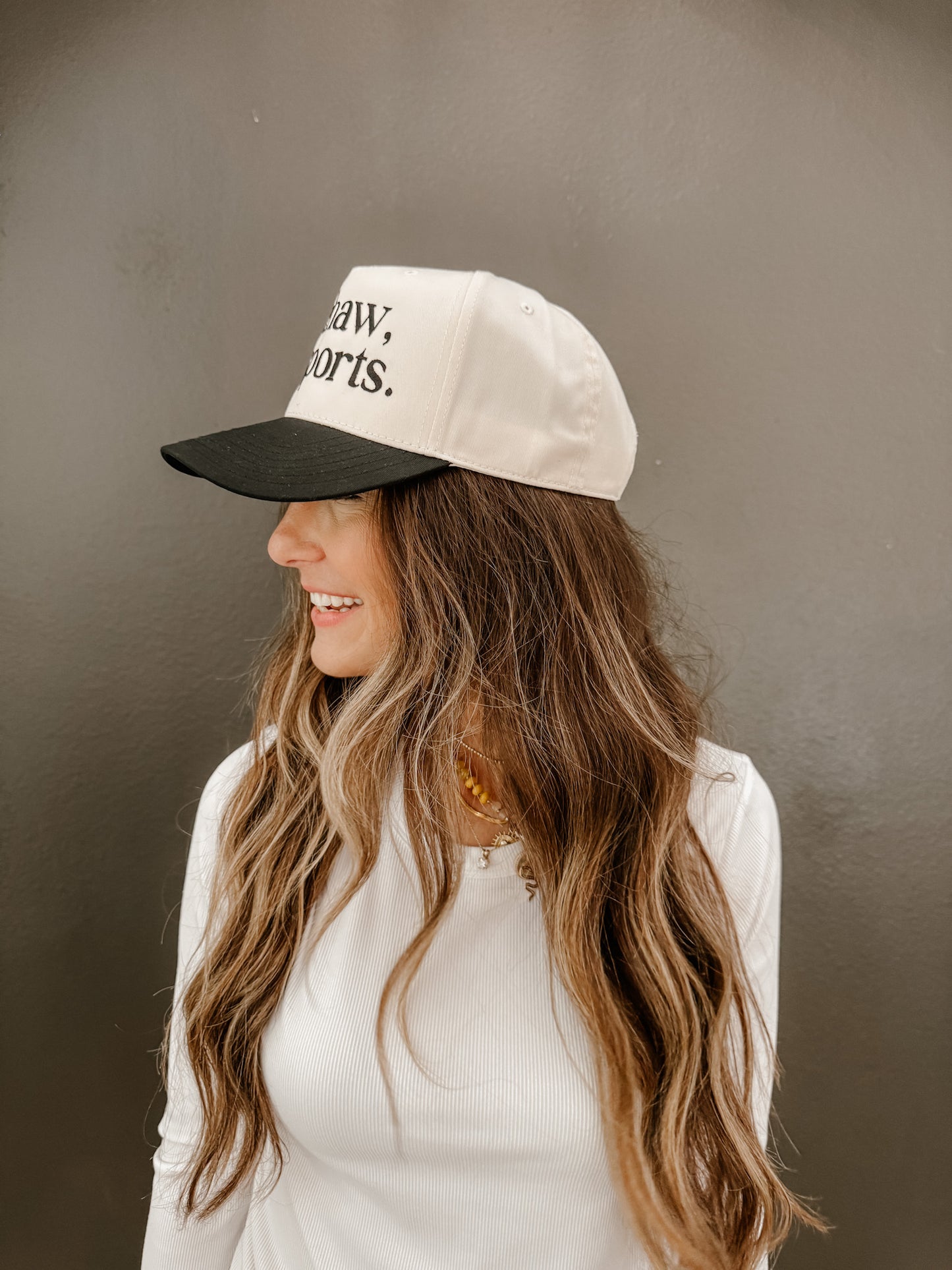 YEEHAW, GO SPORTS CANVAS CAP