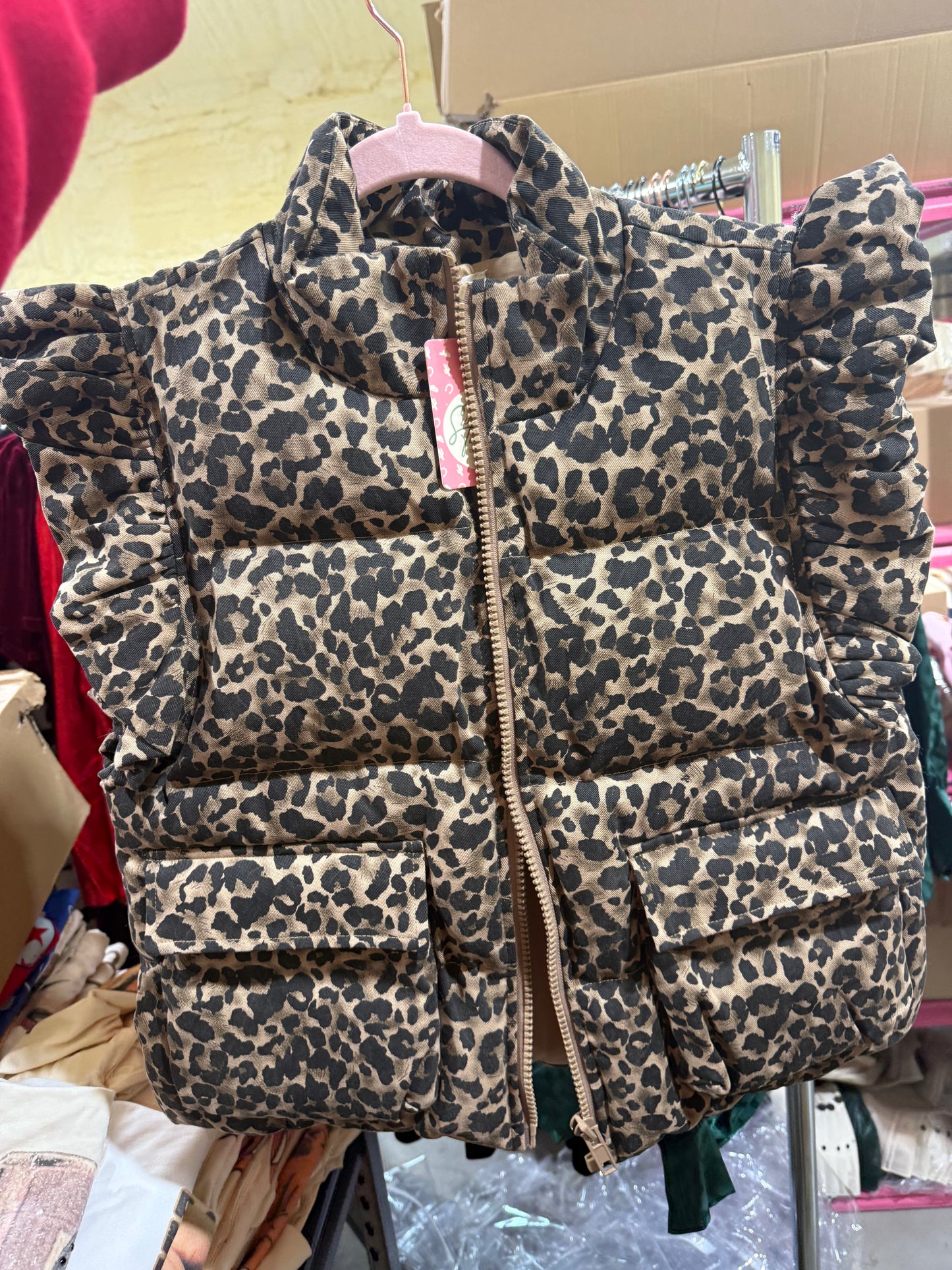 NUTCRACKER - LEOPARD PRINT VEST