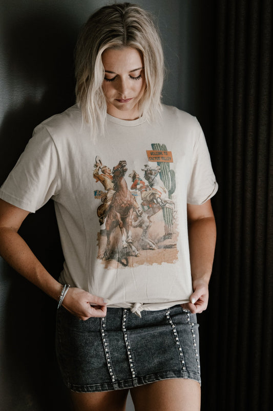 GINA WELCOME TO CACTUS VALLEY TEE