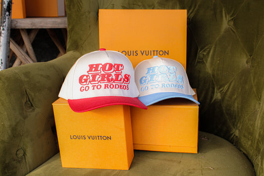 HOT GIRLS GO TO THE RODEO CANVAS CAP