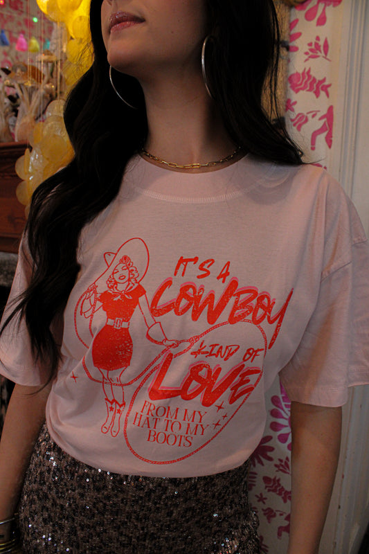 IT'S A COWBOY KINDA LOVE TEE