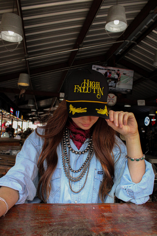 HIGH FALUTIN' TRUCKER HAT