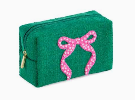 NUTCRACKER - MARA BOW SMALL ZIP POUCH