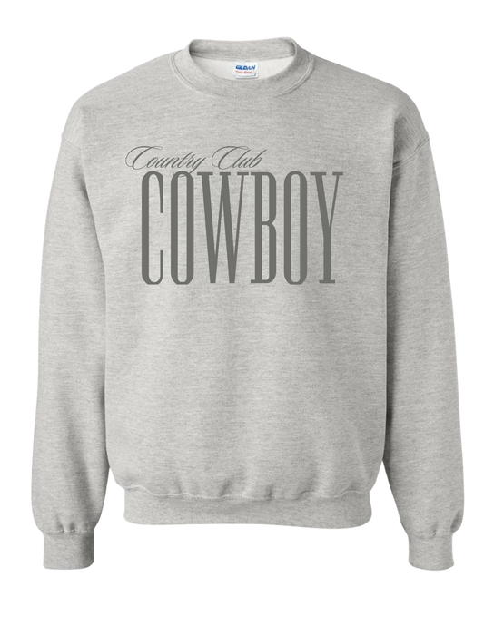 COUNTRY CLUB COWBOY CREWNECK