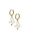 NUTCRACKER - POLKA DOT HUGGIE CHARM EARRINGS