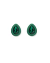 NUTCRACKER - GREEN EVA STATEMENT EARRING