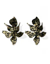 NUTCRACKER - GOLD FLORA STATEMENT EARRINGS