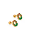 NUTCRACKER - LEIGHTON WREATH SCREWBACK STUD EARRINGS